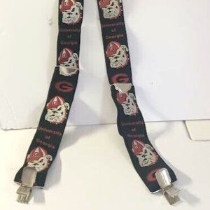 Vintage Georgia Bulldogs UGA Suspenders‎ Dawgs Football Gameday NCAA Football